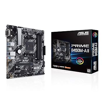 Amazon | ASUS Prime B450M-A II AMD AM4 (Ryzen 5000?3rd/2nd